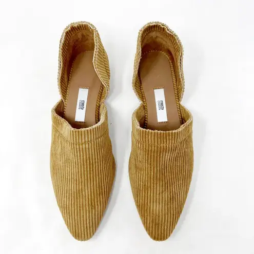 [Miista London] Tan Corduroy Pointed Toe D'Orsay Flats NWOT Size 39 US 8.5 - Image 7