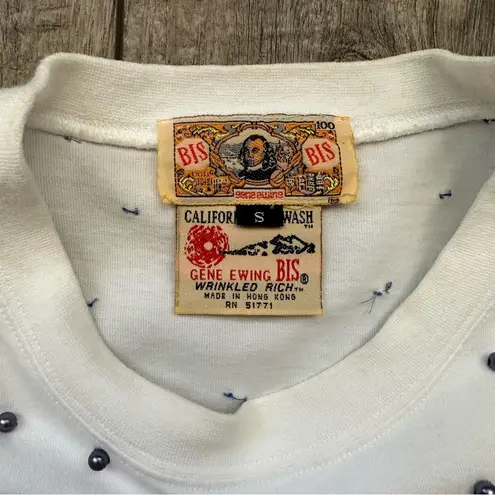 Vintage 1980s beaded t