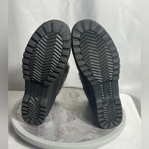 Jbu by Jambu Finland Black Faux Fur Winter Boots Size 8M Memory Foam