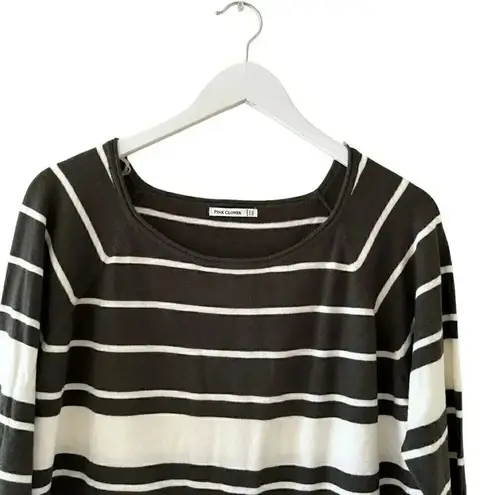 Pink Clover Valencia Curved Ribbed Hem Viscose Blend Quiet Luxury SZ XXL # 1870