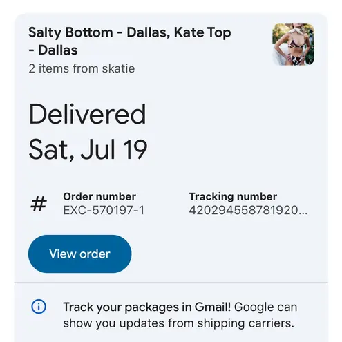 Skatie Salty Bottom: Dallas print Size XS