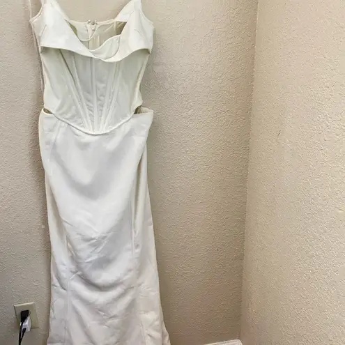 House Of CB NWOT  PALOMA IVORY CORSET MAXI DRESS GOWN NWOT M