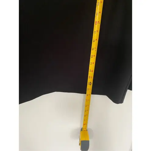 Emerson Fry Edie Ponte Mock neck long sleeve Black Knit Top Sz L Size L