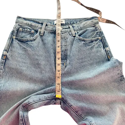 Pistola Cassie Cropped Raw Hem Distressed Hem Straight Leg Jeans 26 P6323TRI-BAJ