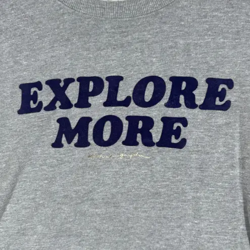 Spiritual Gangster  Sweatshirt Explore More Gray Cropped Raw Hem‎ Womens Small