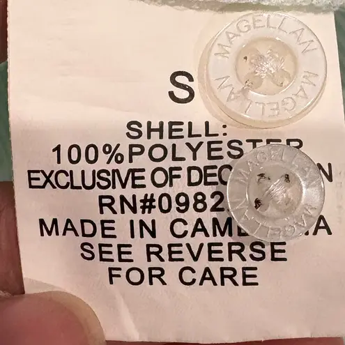 Magellan outdoors Olive Green Fishing Shirt Size S