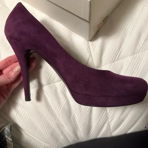 YSL Tribute 90 pump in dark magenta Purple Size 8