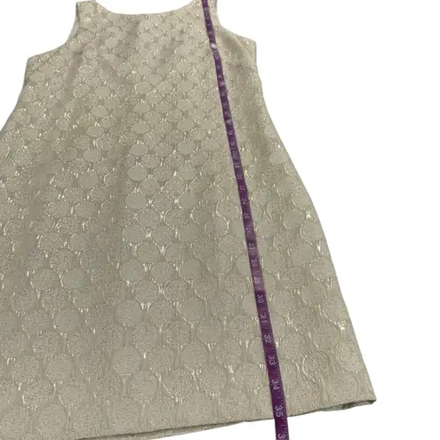 Eliza J Sleeveless Metallic Brocade Sheath Size 10 Dress Party New Years Holiday