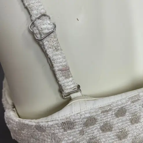 Moulinette Soeurs Anthropologie Marli Dress Cream Jacquard Optional Straps Sz 10