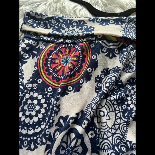 Prómesa Maxi skirt by Promesa navy graphic print