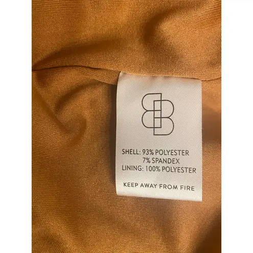 Baltic Born Kourtney Velvet One Shoulder Midi Dress in Spice L Holiday Fall