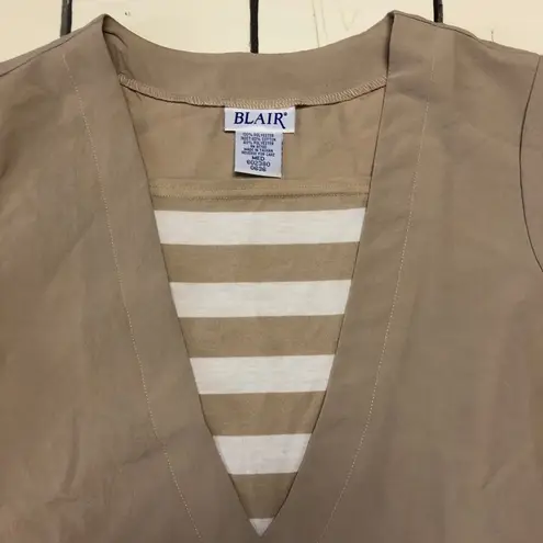 Blair Casual Tan Pant Suit Womens M Used