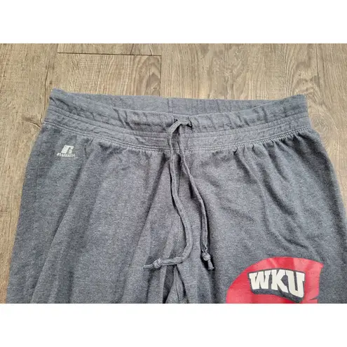 Russell Athletic WKU Western Kentucky University Toppers Gray Lounge Pajama Pants Medium