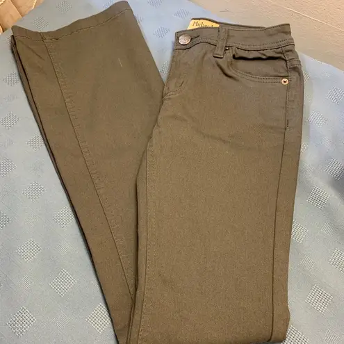 Hybrid & Co Gray Slim Bootcut Pants