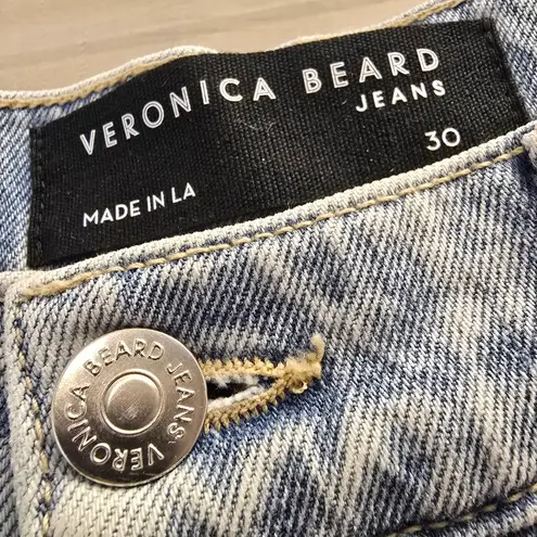 Veronica Beard {30} Alenah Slim Straight Leg High Rise Jeans In Pier Pressure