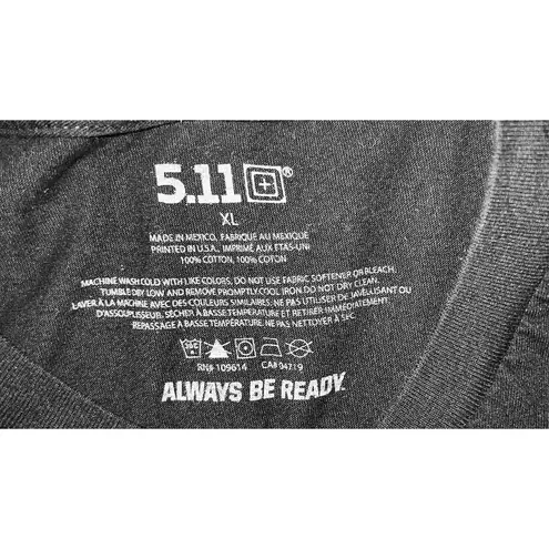 5.11 Tactical Black T-Shirt American Flag Camo