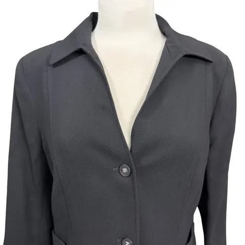 Doncaster 100% Wool Black Blazer Women’s Size 12 Career Jacket NWT