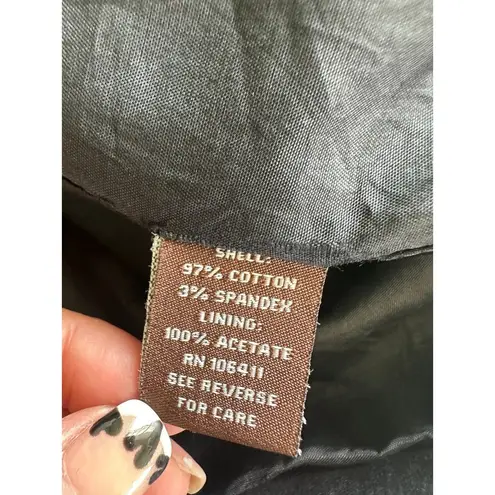 Adrienne Vittadini Studio Button Up Oversize Front Pockets Quarter Sleeve Jacket