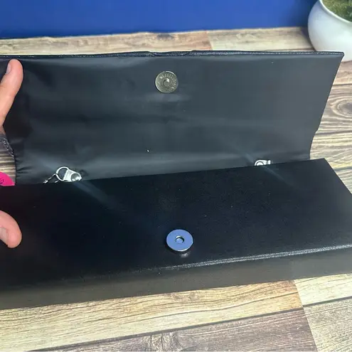 Elegant Black Clutch with Chain Strap for Bridesmaid or Special Occasion *Used