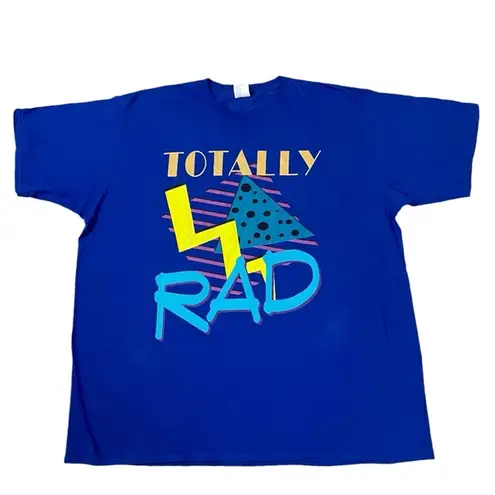 Vintage Retro 80s Totally Rad Graphic Tee T