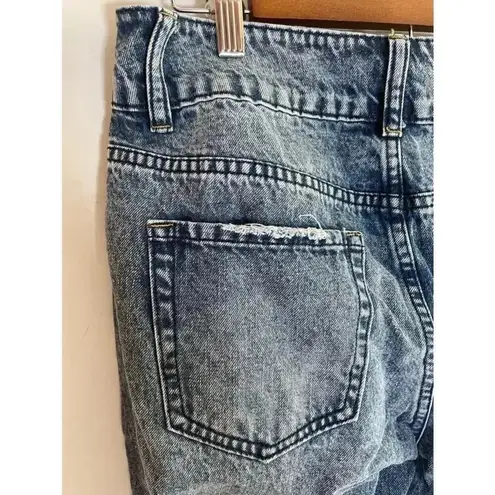 Flamingo Women's Distressed Boyfriend Jeans Size M Blue EUC! 0112