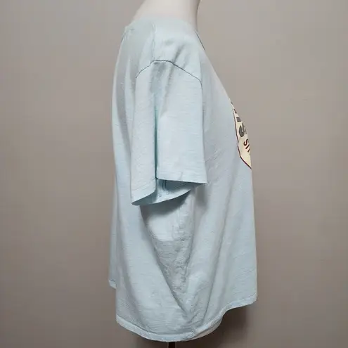 Nintendo Super Mario aqua striped graphic tee size 2x