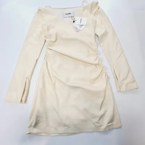 Nanushka Moha Dress in Vanilla