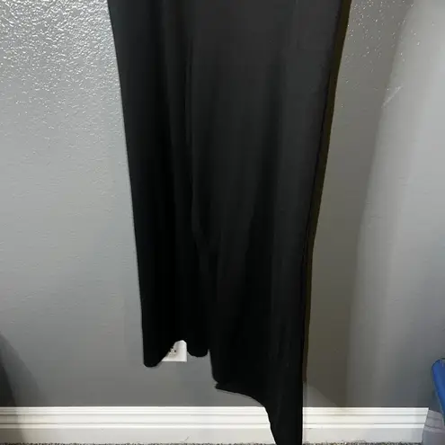 Women’s Black Spaghetti Strap Wide Leg Jumpsuit Romper Size M Casual Lounge Size M