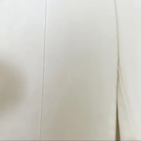 Isaac Mizrahi capris pants size Tall 24/7 Stretch Pedal Pushers Pintucks White 8