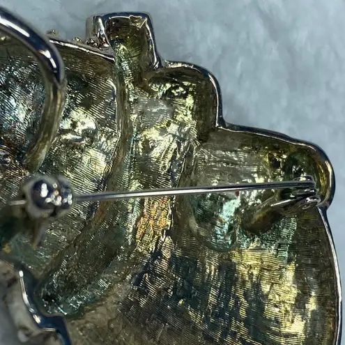 Snowman Winter Christmas Holiday Jewelry Brooch Pendant Scarf Hat Silver Tone