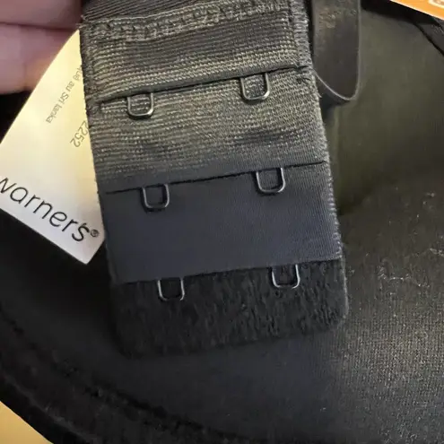 Warner's Flex Revolution Underwire Contour Bra Black RD3761A Size 34C New