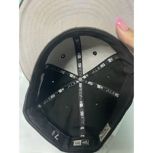 VINTAGE Tampa Bay Devil Rays New Era Hat 7 5/8 Black Wool Cooperstown