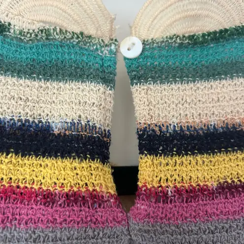 Blue Tassel Sleeveless Crochet Scallop