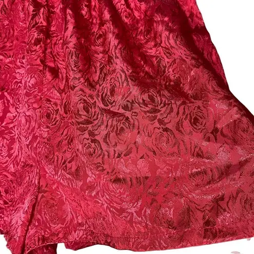 Victoria's Secret Vintage Victoria Secret Gold Label Red Sleep Shorts