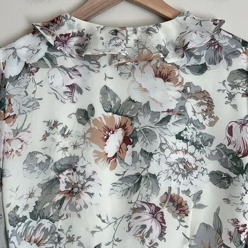 Bardot Revolve  Floral Long Sleeve Blouse