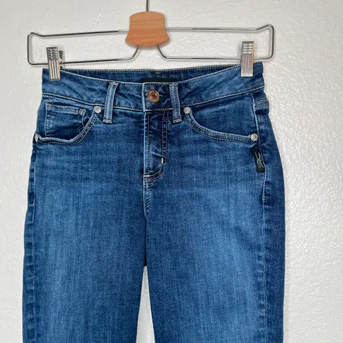 Silver Jeans the Avery capri denim blue jeans size 24