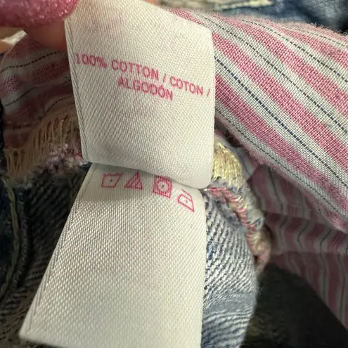 Victoria's Secret PINK Flare Bootcut Denim Jeans Y2K 2009 Distressed Size 2 Blue