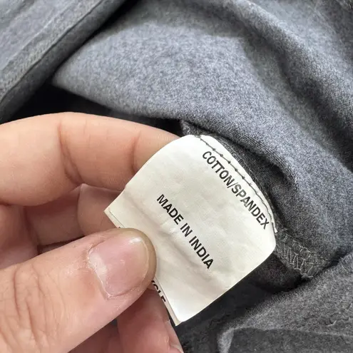 Eshakti Dress Womens 4 Knee Length Short Sleeve Pockets Spandex Red Trim