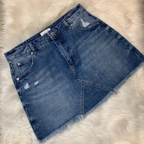 Rolla's Rolla’s Claudia high waisted distressed denim skirt A-line 29