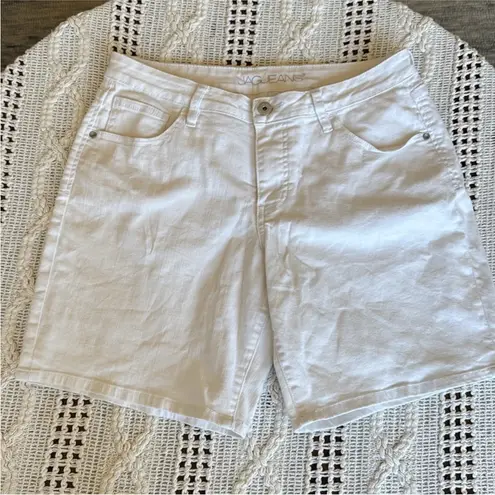 Jag jeans White Jean Shorts Girlfriend Relaxed Fit