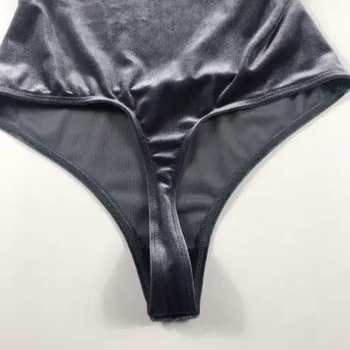 ALIX NYC Grove Twisted Bodysuit silver