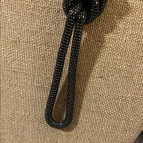 Black Knot Snake Chain Necklace