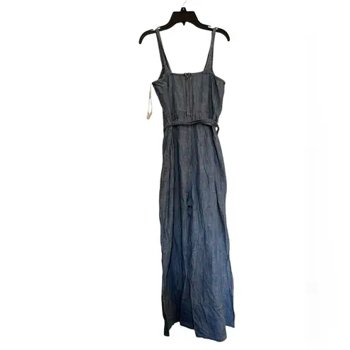 Dizzy Lizzy chambray denim jumpsuit size‎ S Blue - Image 5