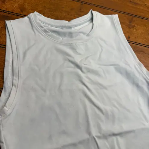 Abercrombie & Fitch Abercrombie Fitch Soft A F Collection Light Blue Tank Bodysuit Women's Size M - Image 8