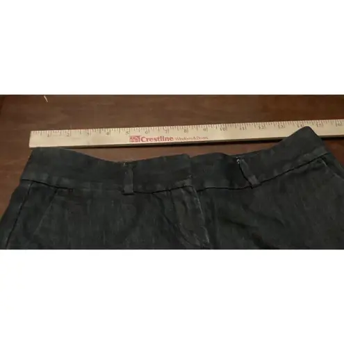 Ann Taylor LOFT Short Shorts Dark Wash Denim Jeans Size 00 Festival Concert Blue