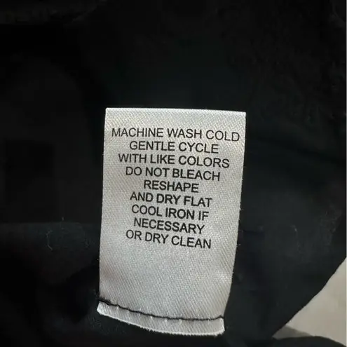 Calypso St. Barth Black Cotton Embroidered Button Front Blouse Medium Top