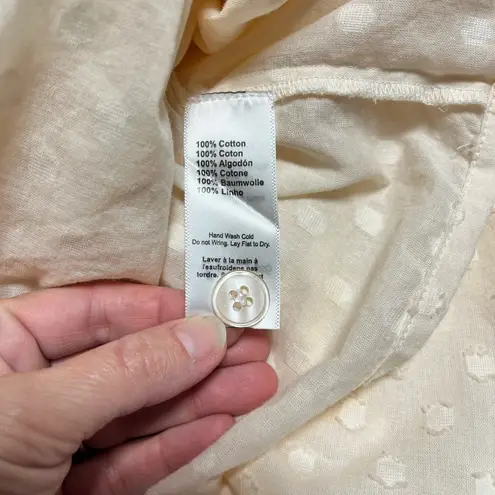 Emerson Fry India Collection Mandarin Collar Top light Peach Swiss Dot One Size Pink Size undefined