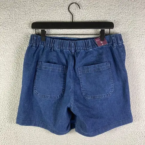 Gloria Vanderbilt  Shorts Size 6 Average Womens High Rise Denim Stretch Blue New