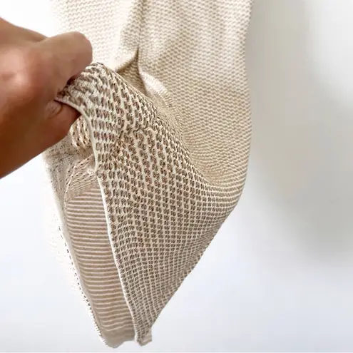 St. John Rope Tweed Shift Dress in Cream Cork Multi