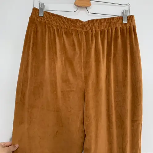 SKIMS Velour Bottoms Jogger Bronze Copper Womens Large Pull On